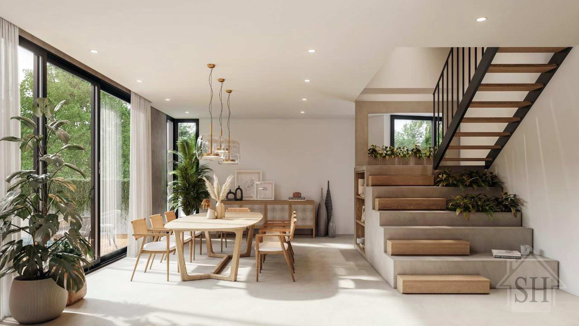 Construções de Casas Modernas e Contemporâneas